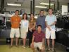 In the lab with Nick, Marica, Adela, Frederic, Chris, and Sam (sitting) during Marica s visit in July 2008